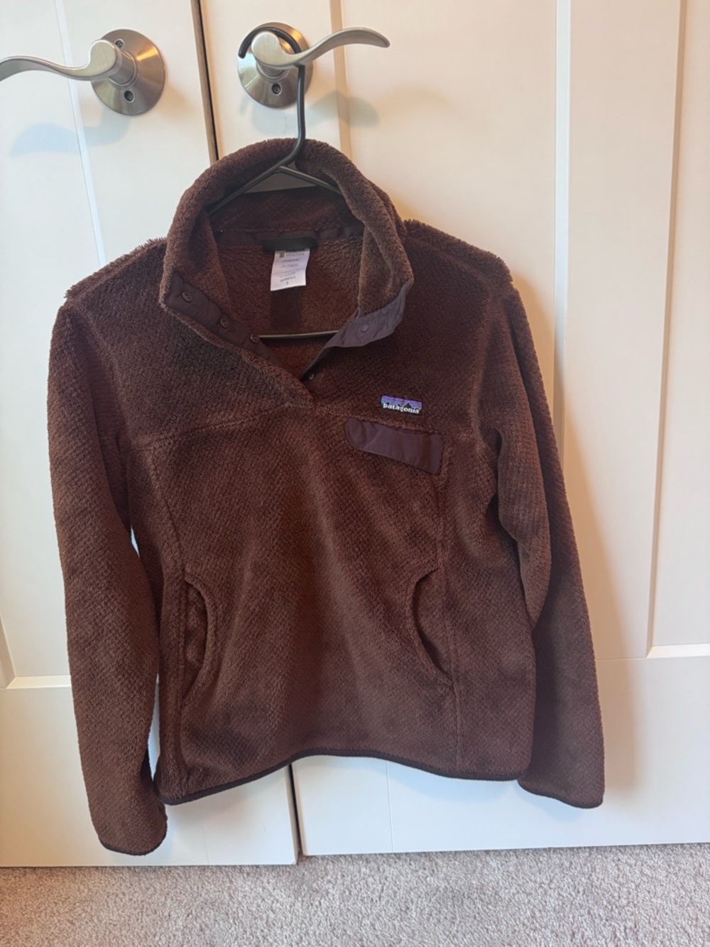 Patagonia Brown Snap-T Style Fleece Pullover in very good condition 🤎